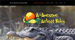 Desktop Screenshot of airboatride.com